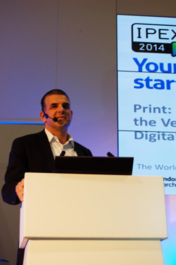 “We have to realise that in five to ten years from now, there may be less print, but what is left will be higher in value,” said EFI CEO Guy Gecht at the Ipex World Print Summit 
